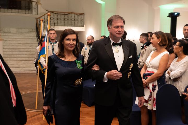 HIRH Archduke Sandor and HIRH Margaret Herta Habsburg-Lothringen.